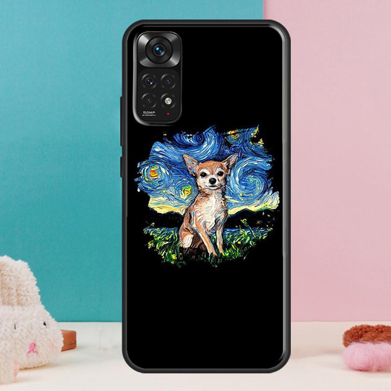 Чехол для телефона Xiaomi Redmi с собакой чихуахуа для Redmi Note 13 12 Pro 14 11 9 10 9S 10S 11S 12S Redmi 14C 13C 10C 12C