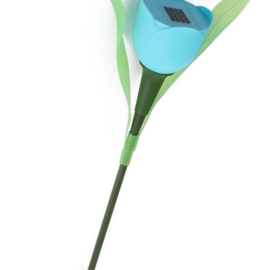 Солнечный газонный светильник 'Тюльпан' с защитой IP44, долговечное 16-часовое освещение