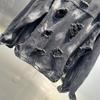 Американская ретро уличная старая стираная джинсовая куртка женская весна и осень стиль пустоши рваная куртка топ