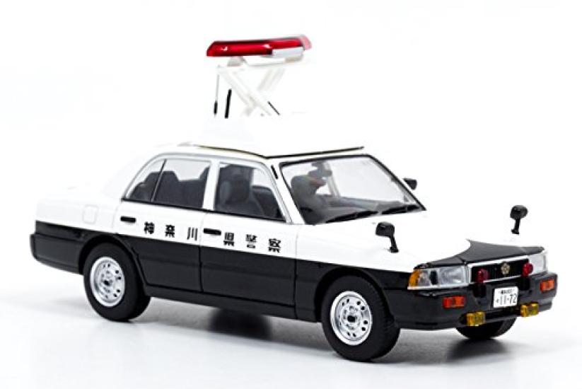 Hiko seven Nissan Crew 1995 Патрульный автомобиль полицейского участка префектуры Канагава UP Готовая модель RAI'S 1/43 (Спецификация лифта)
