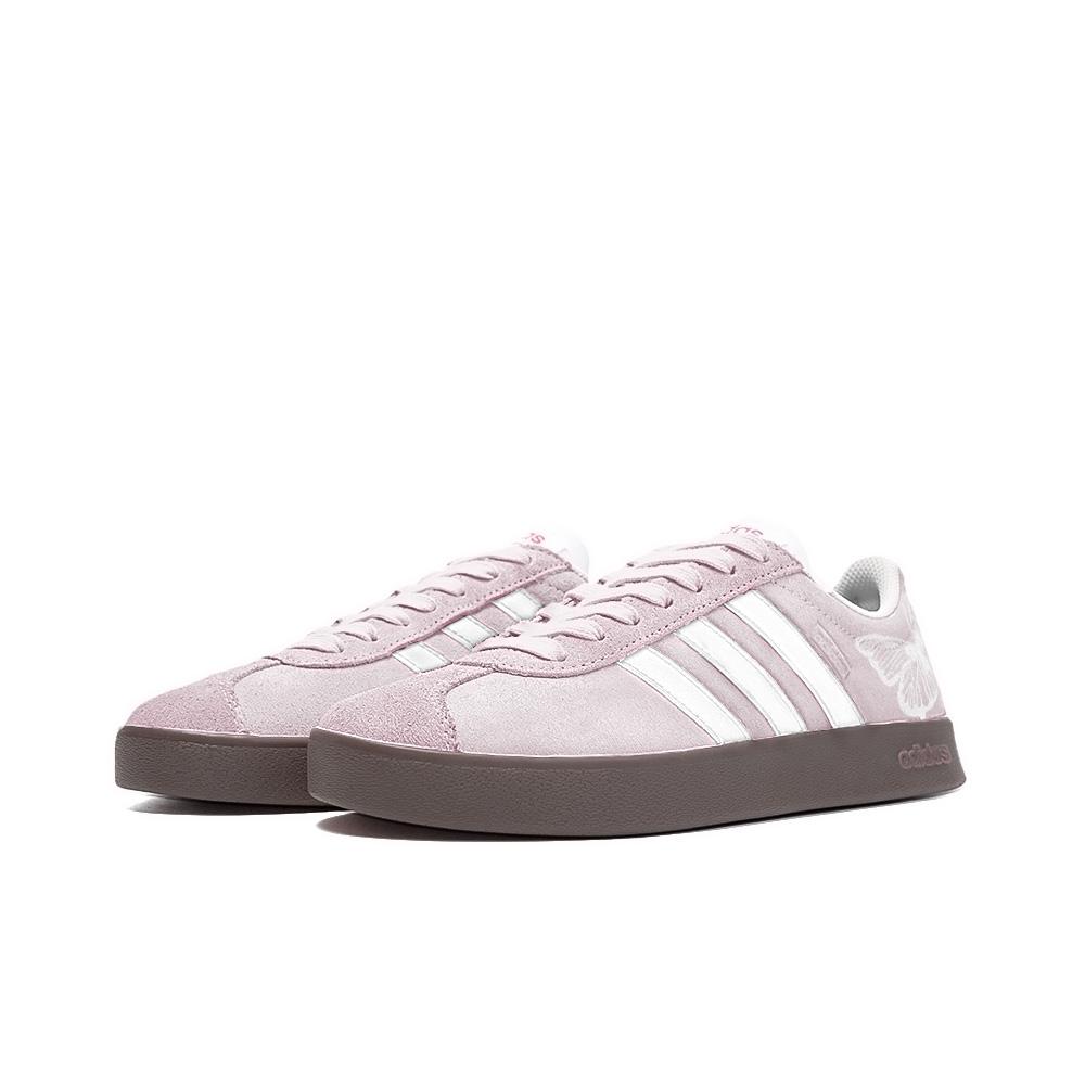 adidas Кроссовки для скейтборда Neo Vl Court Alice, амбарная кожа, низкие, унисекс, розовые HQ1802(Команда189-)