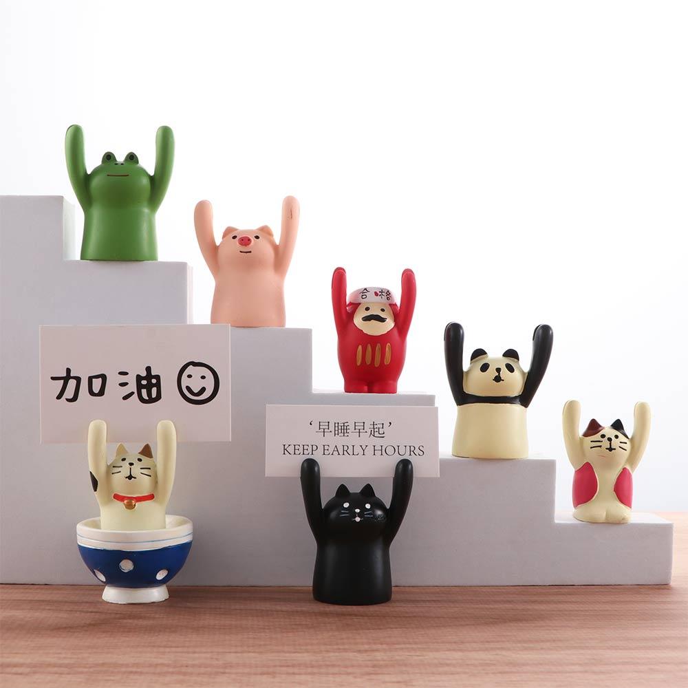 Supplies Message Photo Holder Picture Clip Pig Frog Card Holder Memo Clip Memo Holder Photo Clip