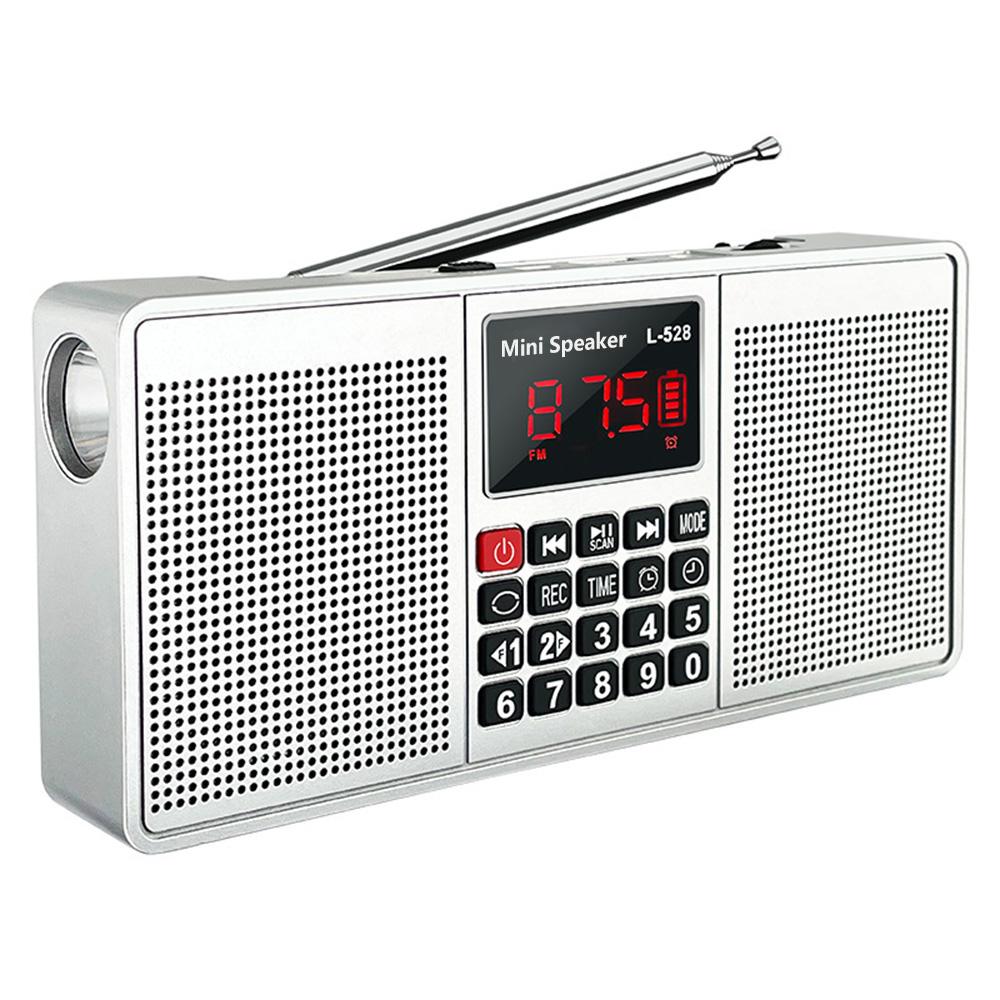 Многофункциональный портативный стерео радио FM AM перезаряжаемый USB TF карта плеер беспроводной Bluetooth динамик с FM радиоприемником