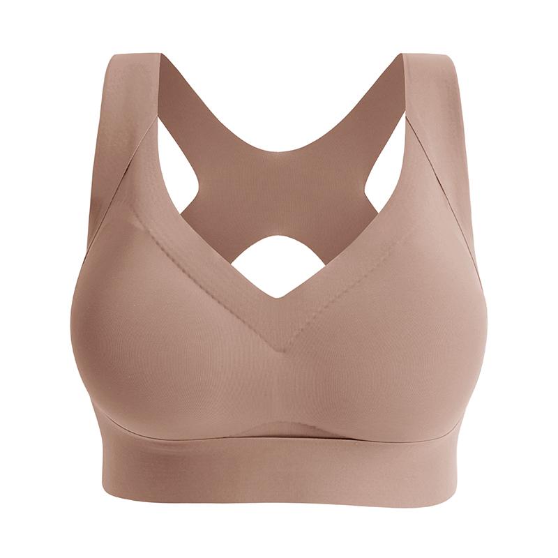 Seamless Bra for Women Push Up Sport Bra Yoga Bras Sexy Cross Back Brassiere Wireless Comfortable Bralette M To 4XL