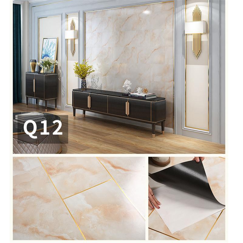 10/20 шт. 3D ПВХ 60*30 см имитация мрамора самоклеящиеся наклейки на стену водонепроницаемые наклейки для ванной комнаты и кухни домашний декор