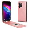 Для TCL 503 Чехол с отделением для карт Магнитный вертикальный откидной кожаный чехол для телефона