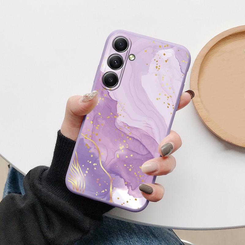 Мраморный Облако Мягкий силиконовый чехол для Xiaomi Redmi Note 13 Pro 13C 14 Samsung A35 A55 M35 S24 Huawei Honor 200 iPhone Camera Защитный противоударный чехол