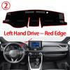 Auto Dashboard Cover Dash Mat Board Pad Carpet Dashmat Anti-UV Mats For Toyota RAV4 XA50 2019 2020 2021 2022 2023 2024