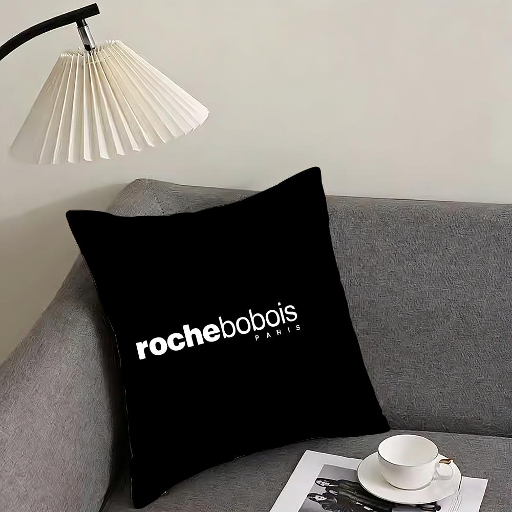 RRoche Fashion BBobois Cushion Cover Elegant Comfort Pillowcase Sofa Bed Doublesided Printed Invisible Zipper Home Decor
