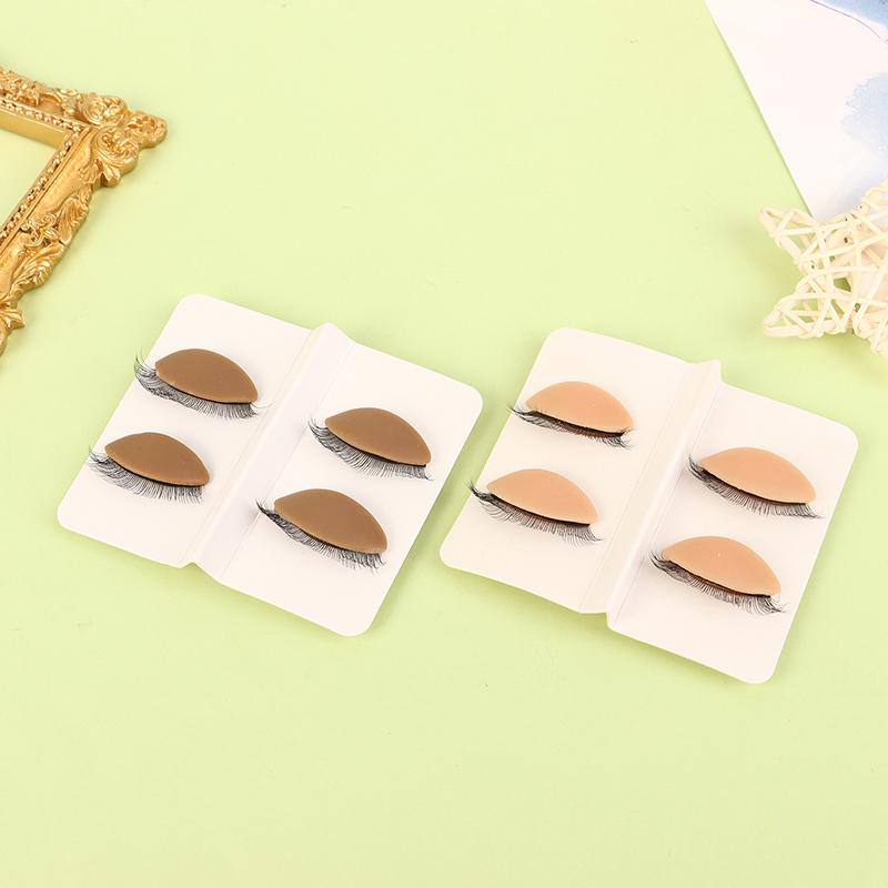 Тренировочная голова манекена, накладные ресницы, тренировочная голова, сменная модель, силиконовые съемные веки, инструменты для макияжа