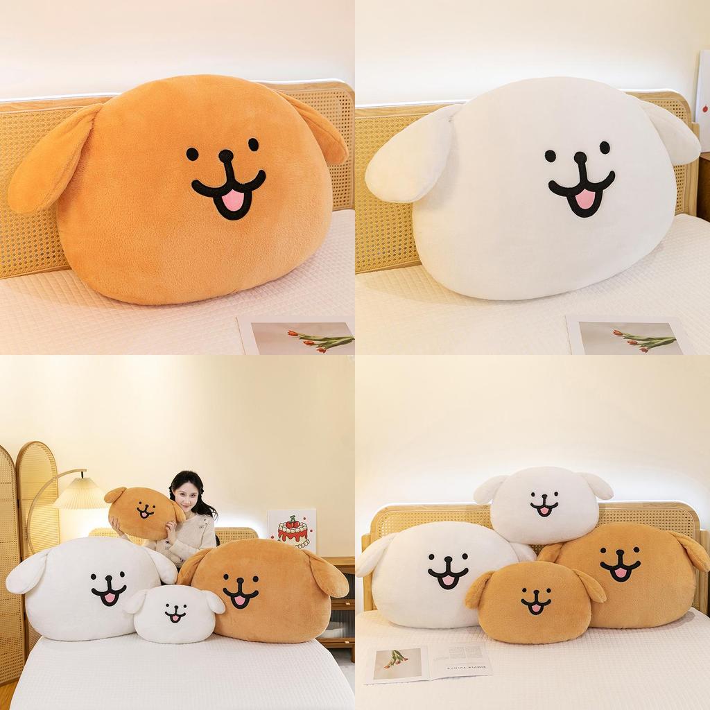 Adorable And Soft Line Dog Plush Toy Pillow For Creative Couch And Bed Decor