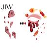 Cosmetic Grade Ink Face Decals Halloween Tattoo Stickers, Waterproof Scary Makeup for Party, Funny Tattoos Temporary Wound Scar Body Art Kids