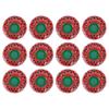 12pcs Watermelon Inflatable Coaster Drink Cup Holder Drink Floats for Children"s Summer Toys and