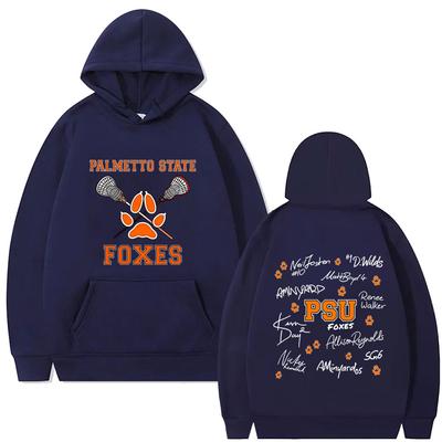 Все для Игры The Foxhole Court Графическое худи Palmetto State Foxes Мужская Женская Мода Оверсайз Худи Уличная Одежда