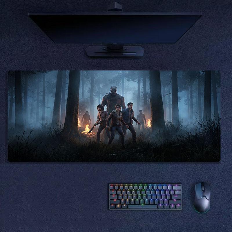 Dead by Daylight Большой игровой стол Подушка Нескользящий Ноутбук Планшетт Большая Коврик для мыши XXL Коврик Мини-ПК Игровой коврик С заблокированным краем