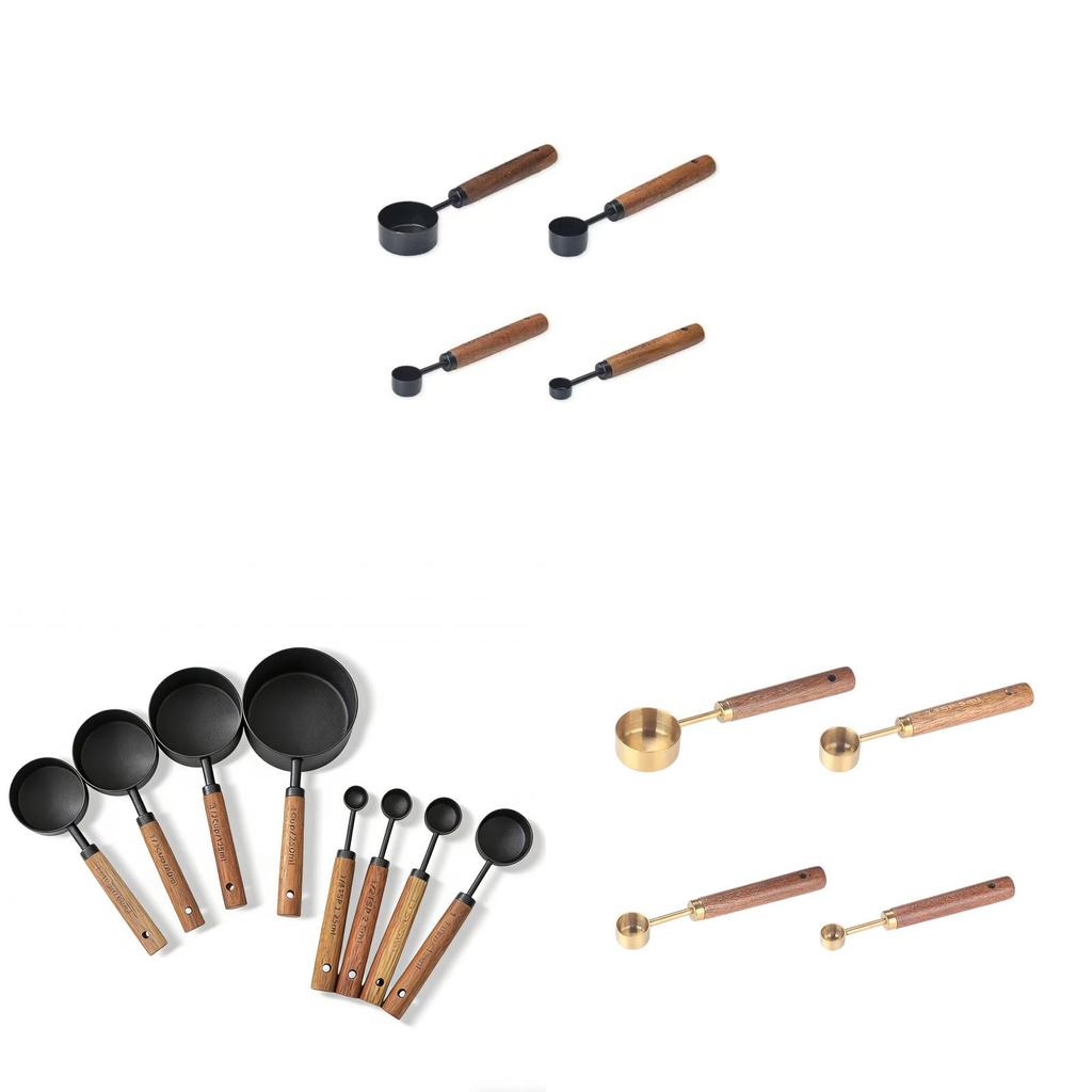 Gold Plated Baking Measuring Tools Set With Hightemperature Resistant Stainless Steel For Cooking