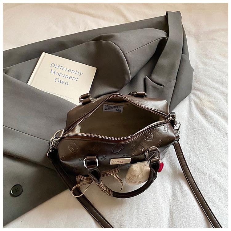 IELGY Ladies Messenger Bag Autumn Winter Retro Shoulder Fashion Boston Bag