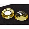 107.00 Ct Lite Yellow Beryl Lab-Created Swiss Oval Pair Loose Gemstone