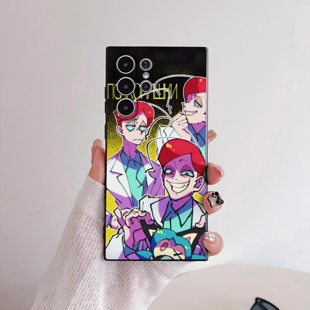Anime P-Psychocuties Mimi Phone Case For Samsung Galaxy S25 S24 S22 S23 Ultra S21 S20 Plus rosted Non-Slip Full Cover Soft Case