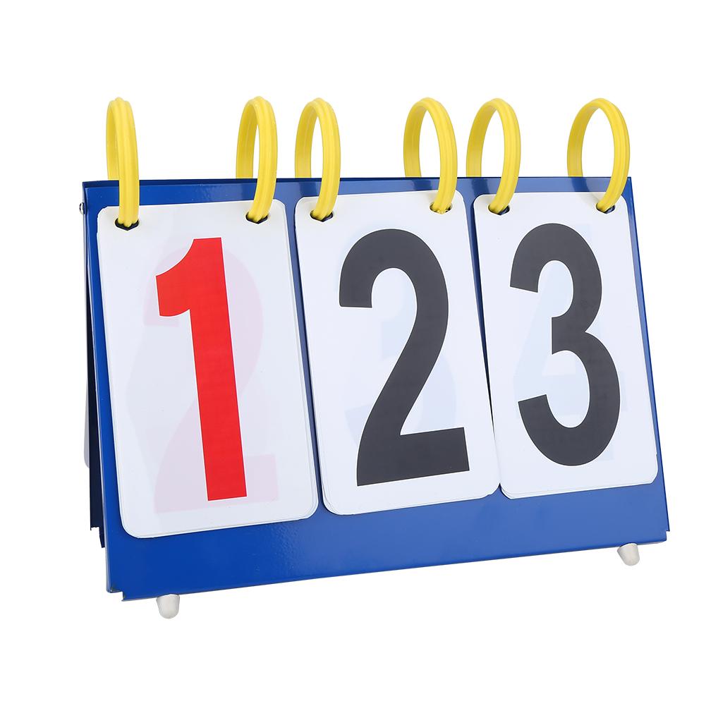 Portable Flip Sports Scoreboard Score Conuter for Table Tennis Basketball (3 digit)