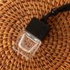 Dyed Square Cap Black Cap Empty Bottle Car Essential Oil Diffuser Fragrance Air Freshener Scent Perfume Bottle Ornament