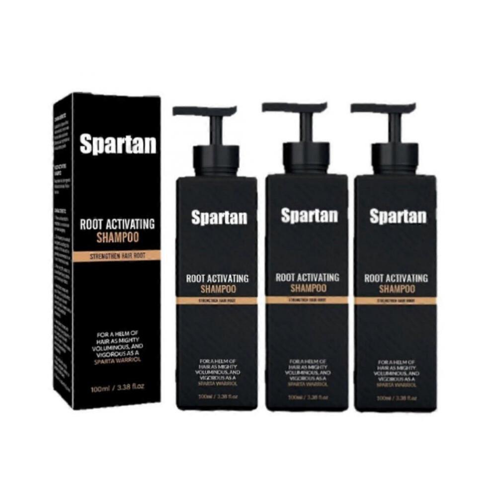 (3pcs) (3pcs) 1-3x SPARTAN Root Activator Shampoo For Men - Hair Growth Shampoo for Hair Loss and Thinning Hair