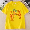 Funny Martini Lobster Graphic Tee Unisex Unisex Summer Cocktail Lover T Shirt Pullover Crew Neck Print Short Sleeve Tshirts