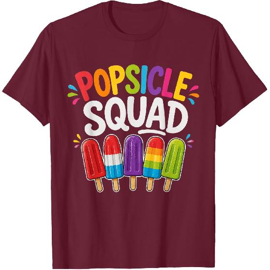 Popsicle Squad Cute Summer Popsicle Lover Family Vacation T-Shirt