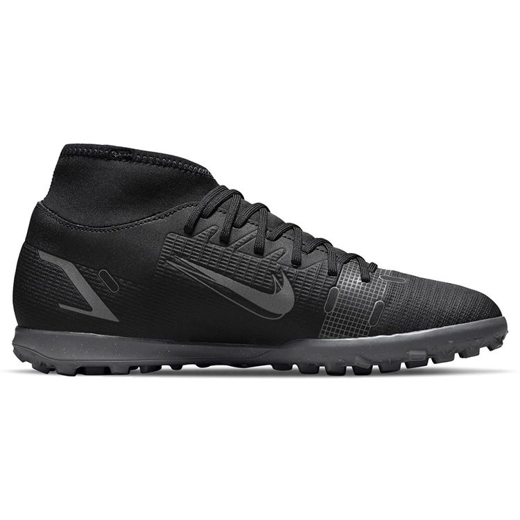 Nike Футбольные бутсы Mercurial Superfly 8 Assassin 14 Club для игры на искусственном газоне Мужские футбольные бутсы Черно-серые CV0955-004