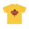 Wardair Canadian Maple Leaf Red Gold Charter Airline Vintage T-shirt