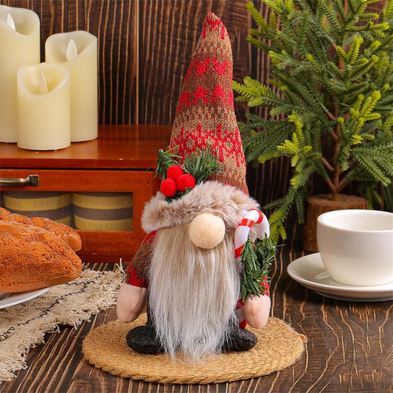 Рождественские подарки Навидад Санта Безликие гномы Куклы Рождественские украшения Домашняя вечеринка Рождественский декор елки Украшения Новый год