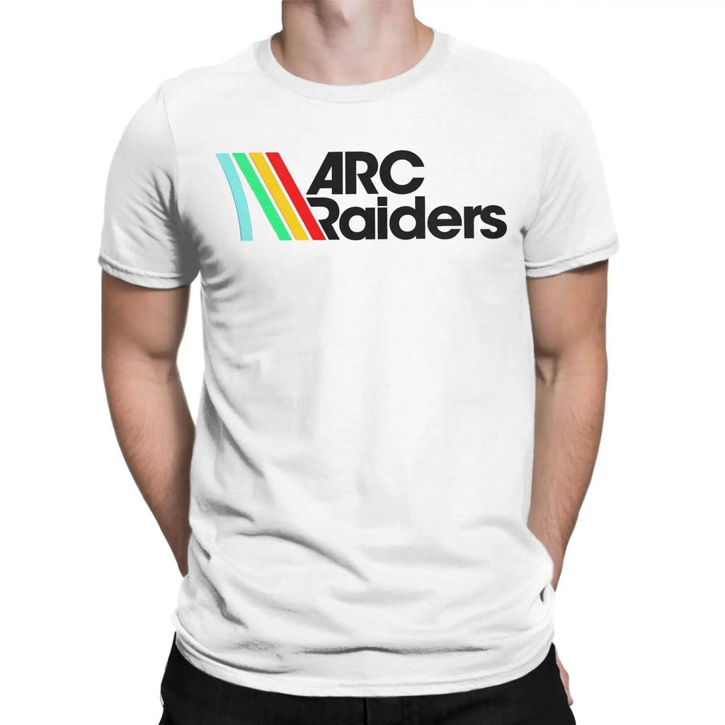 Arc Raiders Печатная хлопковая футболка Мужская Повседневная Свободный крой Пара Мода Уличная одежда harajuku графические футболки оверсайз футболка