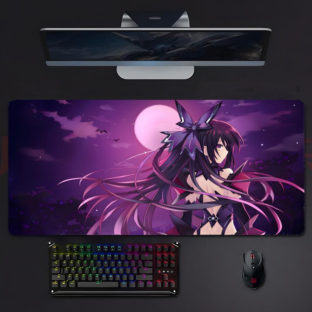 Cute Fun Anime Ddate A Live Mouse Pad Large Gaming Mousepad With Stitched Edges Thickened Desk Mat Pc