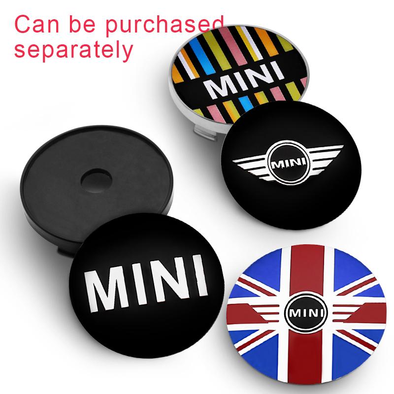 4Pcs/set 56mm 60mm Car Wheel Center Hub Cap Rim Cover Stickers Replace Accessories For Mini Cooper Works One JCW R56 R53 F54 F55