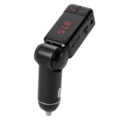 XCSOURCE FM-передатчик Bluetooth 2.0 Автомобильный комплект громкой связи Музыкальный проигрыватель + Двойное USB-зарядное устройство Прикуриватель Радиоприемник