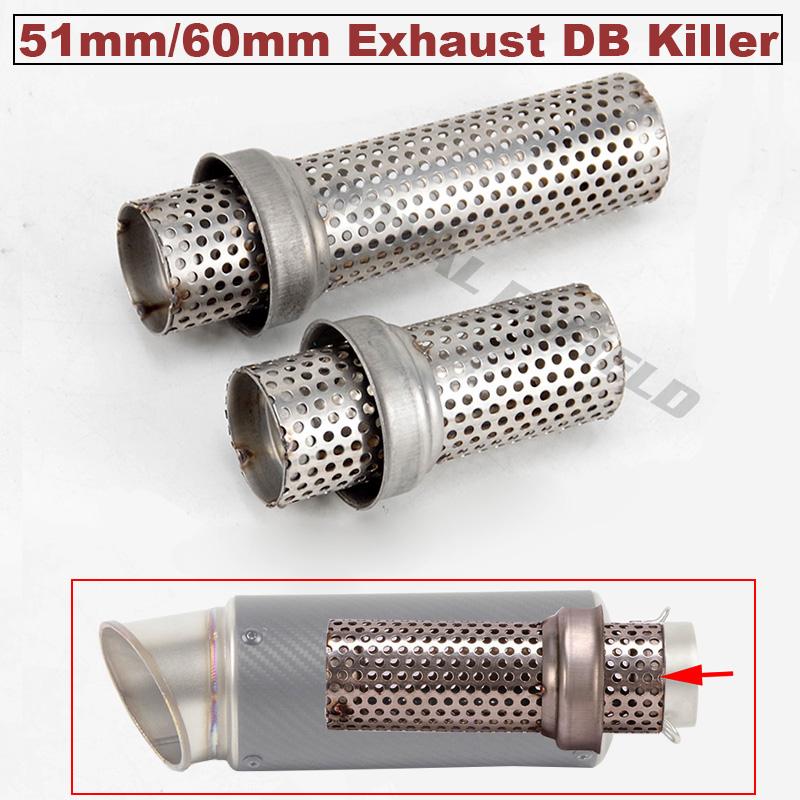 50.8mm 60mm Universal Motorcycle Exhaust DB Killer Muffler Silencer Escape Sound Reducer for Yoshimura for SC for Akrapovic