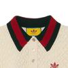 Gucci X Adidas Originals Поло SS22 Унисекс Белый 693832-XKCDM-9133