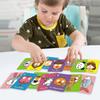 26PCS Alphabet ABC Flash Cards with Animal Masks Colorful Alphabet Mask Cards Education Games Learn Letters Puzzle Toy