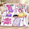 Kpop demon hunters blanket Flannel Blanket Soft Cozy Plush Throw for Sofa Bed Lightweight Home Decoration Outdoor camping