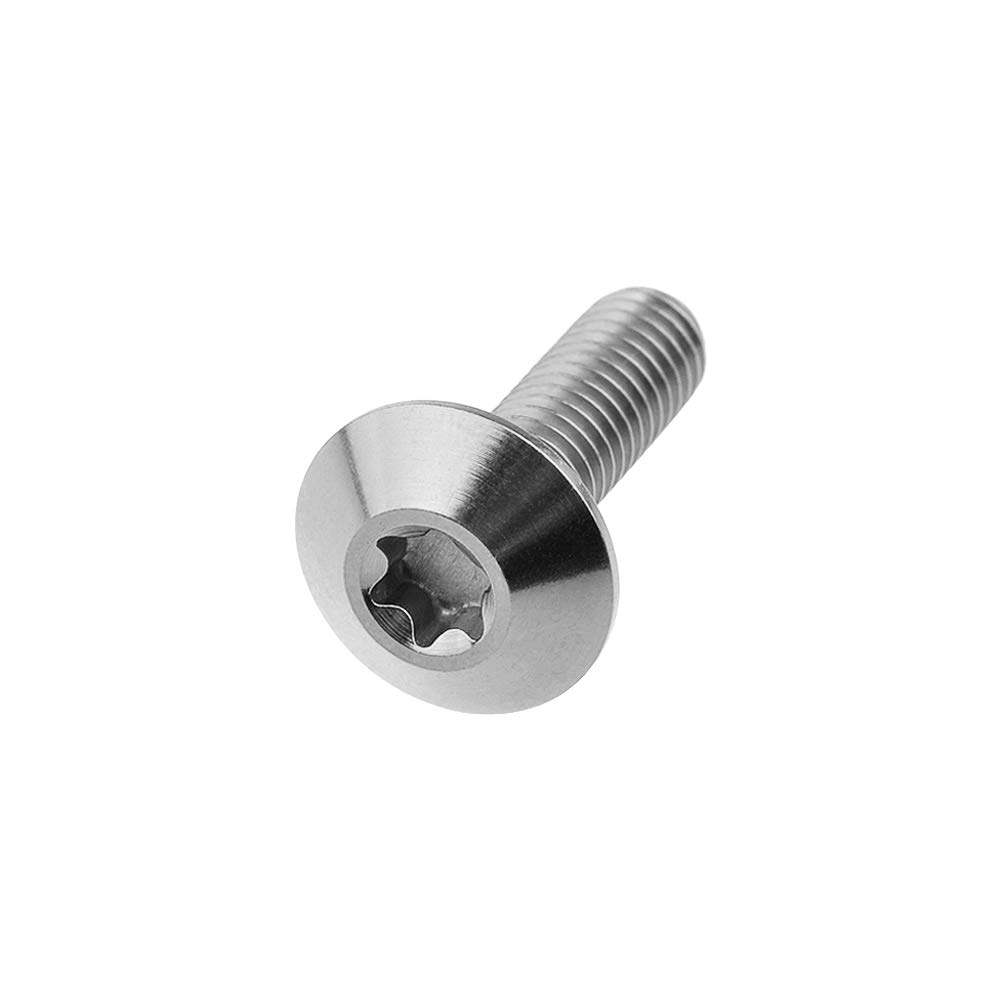 Болты Torx из титанового сплава Ruifu M6x12 15 0,8 дюйма (20 мм) Велосипед Мотоцикл Колесо