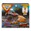 Monster Jam Zombie Monster Dirt Starter Set: 8 Oz Monster Dirt and Official 1:64 Scale Die-Cast Trucks