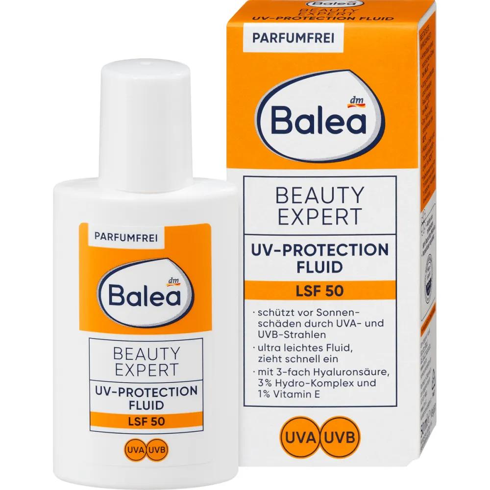 DM balea Beauty Expert Солнцезащитный флюид UV LSF50, 50 мл