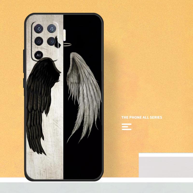 Devil Angel Case For Oppo A80 A60 A40 A6 A5 Pro A15 A16 A17 A57 A94 A74 A54 A76 A96 A18 A38 A58 A78 A98