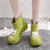 Duck Aqua Shoes женские водонепроницаемые резиновые сапоги конфетного цвета водонепроницаемые сапоги для молодежи для девочек EVA водонепроницаемые сапоги женские розовые до середины голени дождевые сапоги