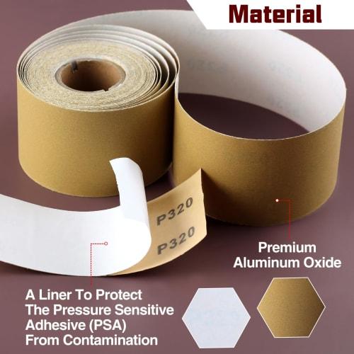 SPEEDWOX Sandpaper Roll, Sandpaper Roll, Sandpaper Roll, Polishing Roll, PSA Roll Sanding Disc, Sanding Roll, Cloth for Woodworking, Sanding Cloth, Ab