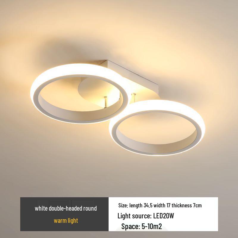 Скандинавский минималистичный светодиодный потолочный светильник для коридора, фойе и балкона