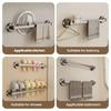 Wall-mounted Towel Rack Suction Cup Towel Hanging Holder New Bath Towel Storage Rack  Bathroom