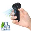 Sparkling Rhinestone Handheld Fan Digital Display Portable Hand Fan Mini Cooling Fan  Office