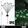 Halloween Ghost Eye Solar String Lights Eyeball Stake Lights Outdoor Garden Yard Decoration Holiday Christmas Party Display