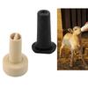 Calf Feeder Pacifiers Set Milk Bucket Nipple Nursing Tool Soft Rubber Nipple for Farm Animal